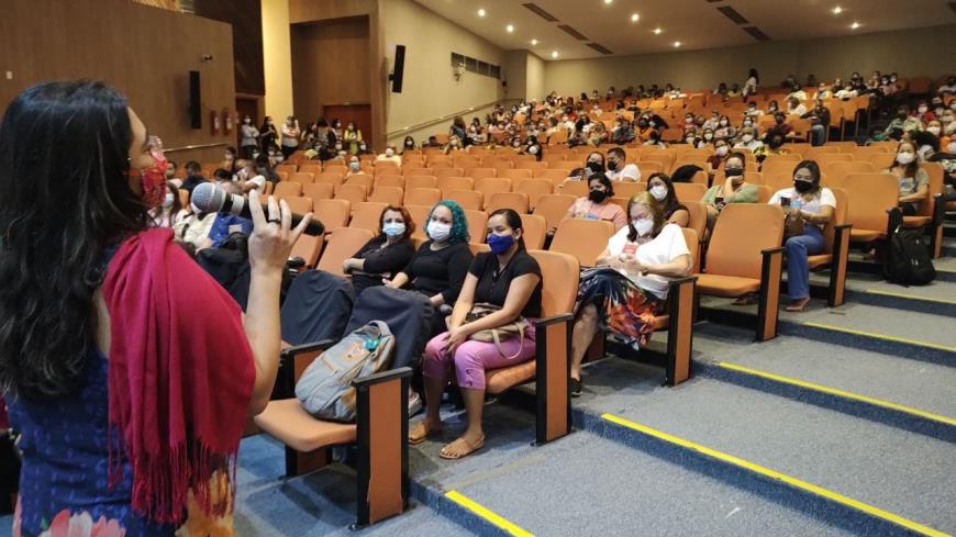 Secretária municipal de Educação destaca a importância do trabalho coletivo na educação municipal