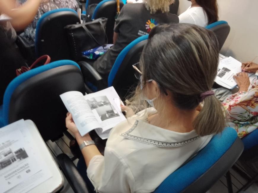 Professores conheceram programas educacionais do Crie que podem auxiliar na elaboração de metodologias e estratégias de ensino.