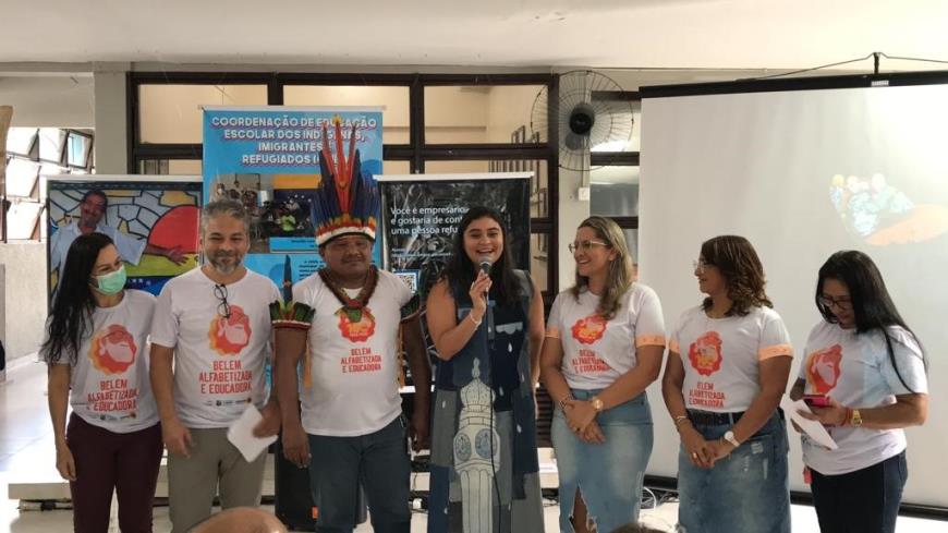 Márcia Bittencourt, secretária de Educação, destaca o trabalho desenvolvido pela Coordenação de Educação Escolar dos Migrantes, Imigrantes e Refugiados (Ceiir).