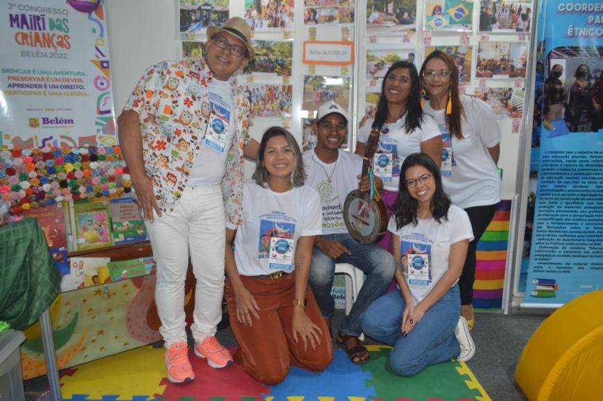 Coordenação da Educação do Campo, das Florestas e das Águas (Coecaf) trouxe exposição de fotos suspensas das ações desenvolvidas nas escolas das ilhas do Combu e Mosqueiro