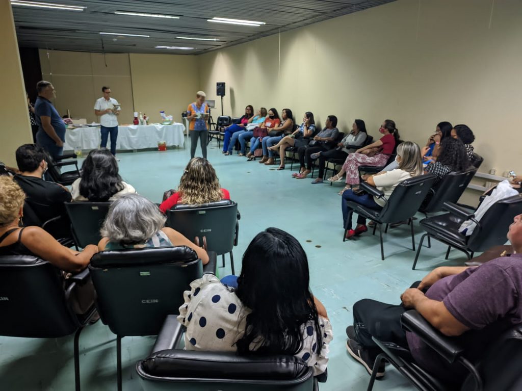 A Semec garante espaço de formação para os educadores da rede municipal de educação de Belém durante a I Flibe. Foto: Leandro Müller