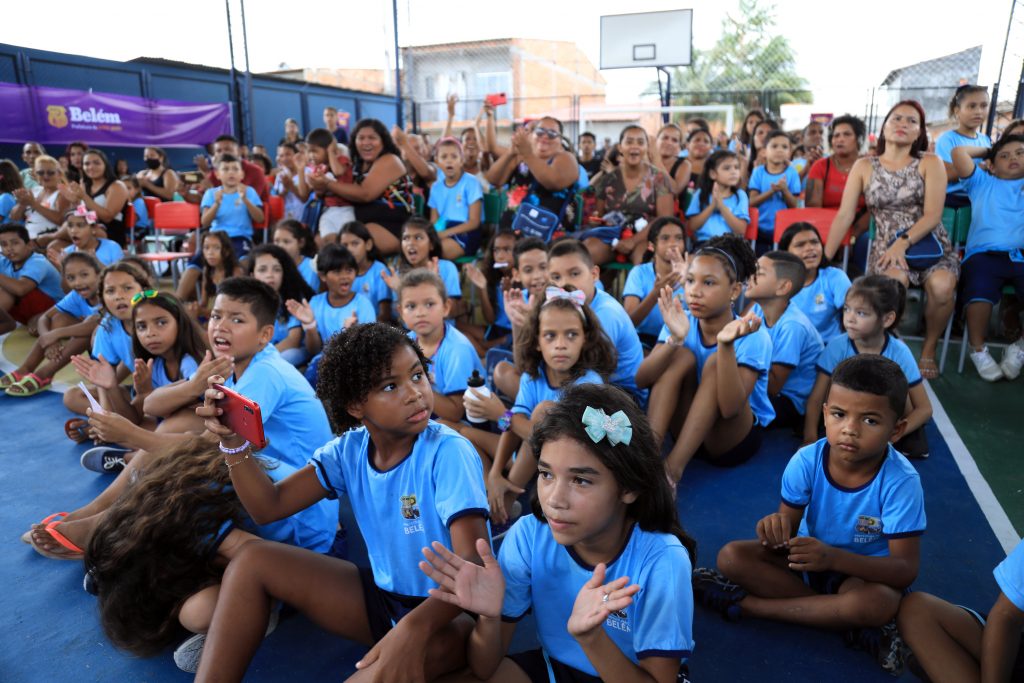 A escola reinaugurada vai atender 556 estudantes do Jardim II da Educação Infantil até o 5º ano do Ensino Fundamental, sendo 14 estudantes com deficiência.Foto: Mácio Ferreira