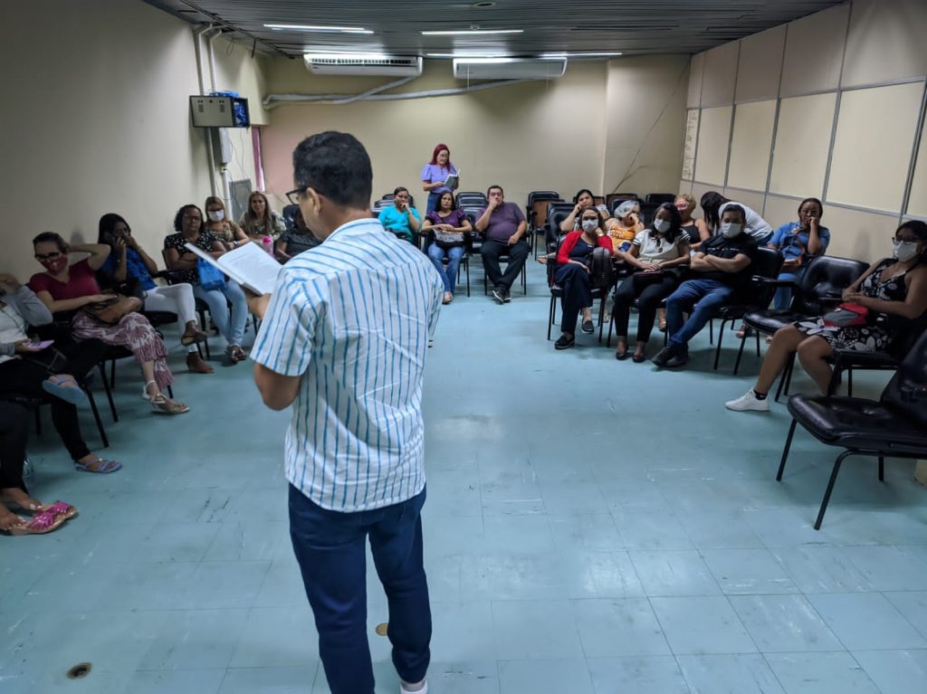 A hora pedagógica, garantida pela Prefeitura de Belém, é fruto das lutas dos educadores brasileiros pela garantia de educação com qualidade no país. Foto: Leandro Müller