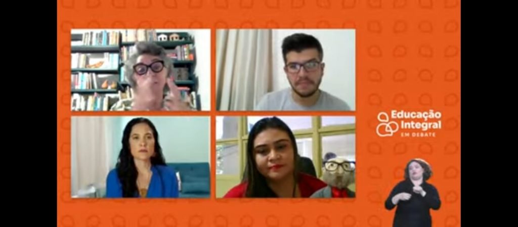 Educação integral em debate no Canal Futura, com a participação da titular da Semec, professora Márcia Bittencourt