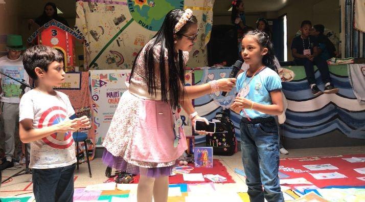 Alice Magalhães, de 9 anos, da Escola Municipal Florestan Fernandes, do Bengui, foi eleita conselheira na Plenária do Daben