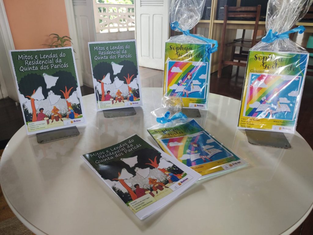 Os livros “Mitos e lendas do Residencial da Quinta dos Paricás” e “Sophya gosta de...” são um sonho realizado pelos estudantes das Escolas Municipais Professora Vanda Célia Ferreira de Souza e Sabino Barreto, respectivamente