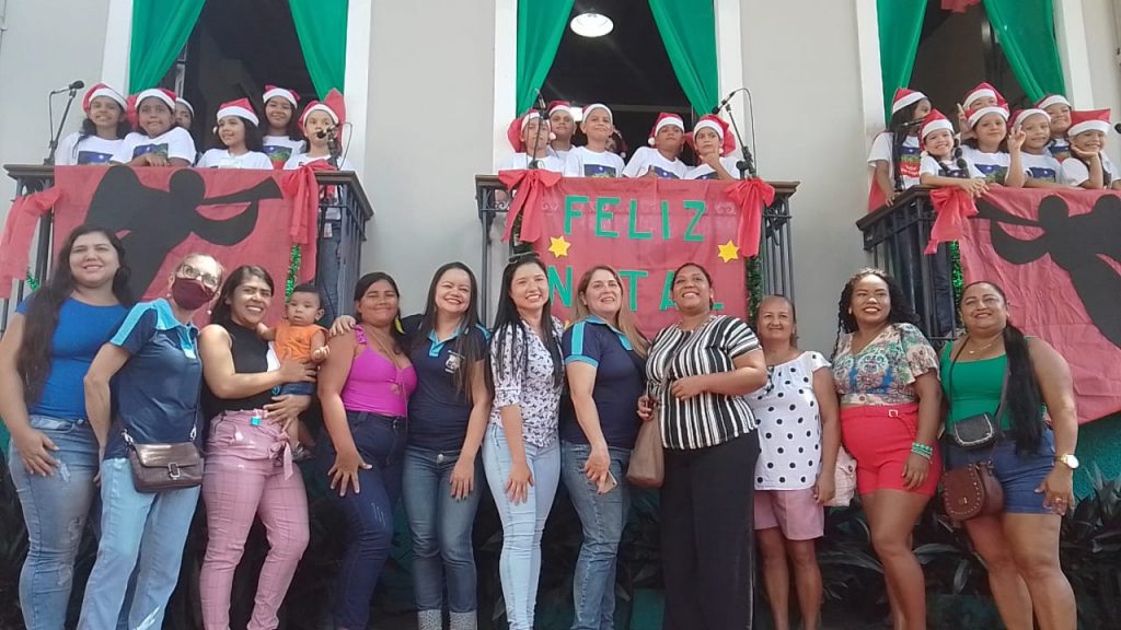 Cada escola celebrou sua apresentação na Cantata Natalina