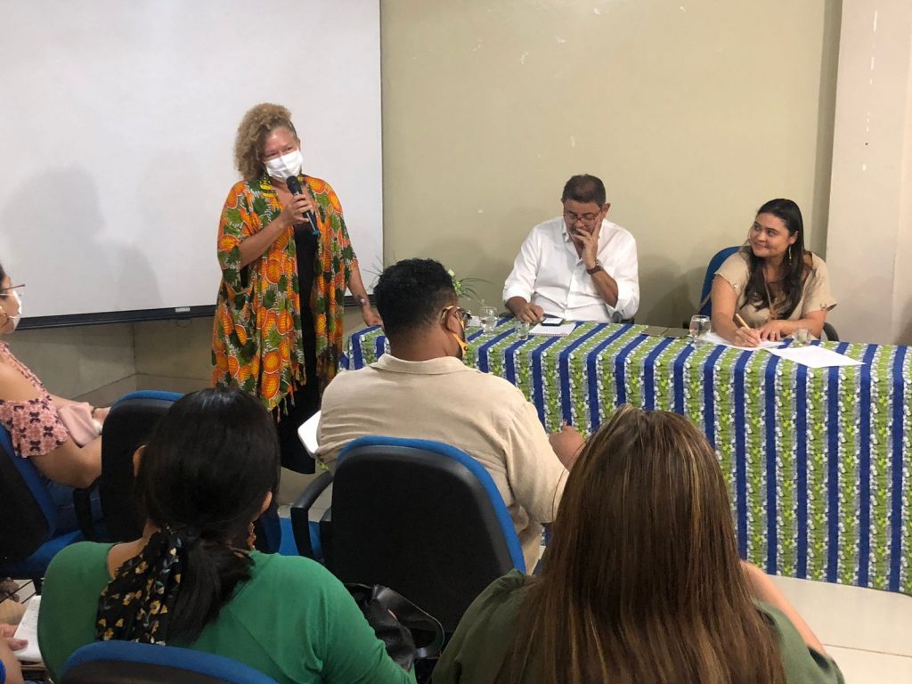 Cada coordenação pôde discutir sua área de atuação, como cultura, educação, física e educação infantil