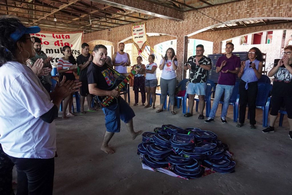 Participaram formação 26 alfabetizadores e quatro coordenadores pedagógicos, que atuarão no bairro do Guamá e distritos de Outeiro e de Mosqueiro