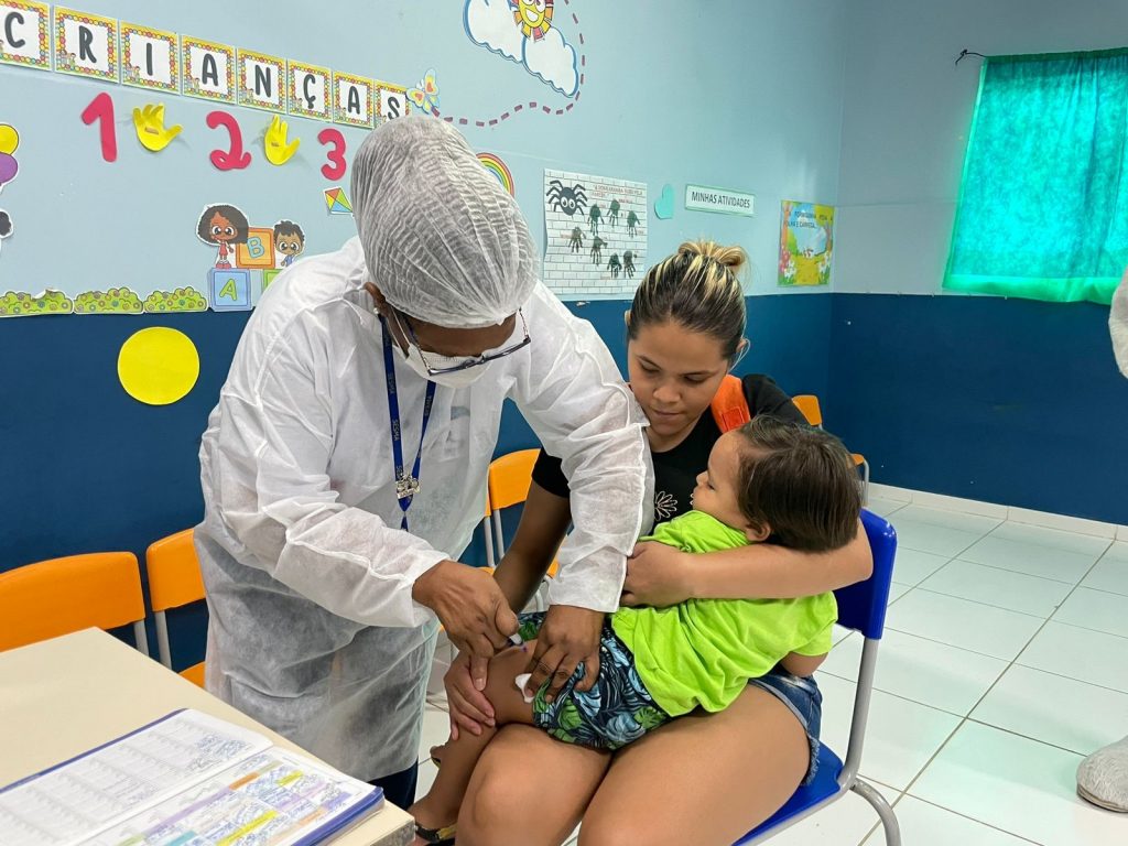 Ação foi marcada pela vacianção das crianças contra a covid-19.