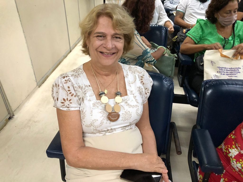 Jornada pedagógica contou com a participação da professora Kátia Curado, da UNB, uma das coordenadoras do Projeto Esperançar