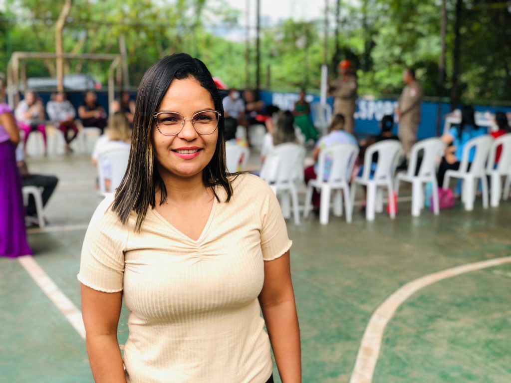 Professora Lidiane Bahia, da UEI Aurá, conta que a oficina serviu para atualizar noções de primeiros-socorros