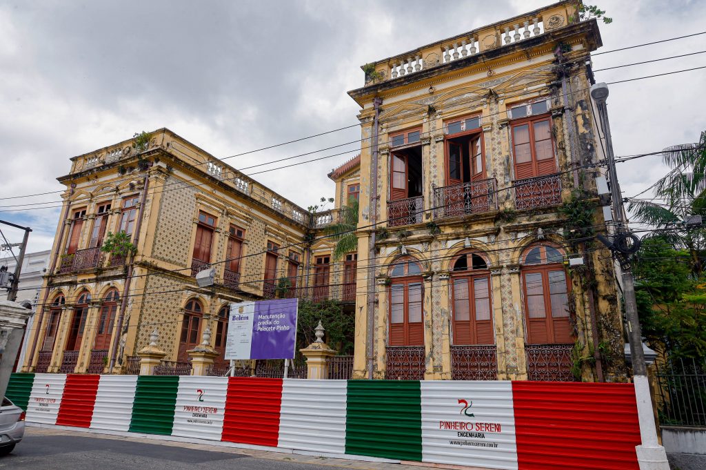 Palacete Pinho está sendo transformado no Palacete das Artes de Belém.