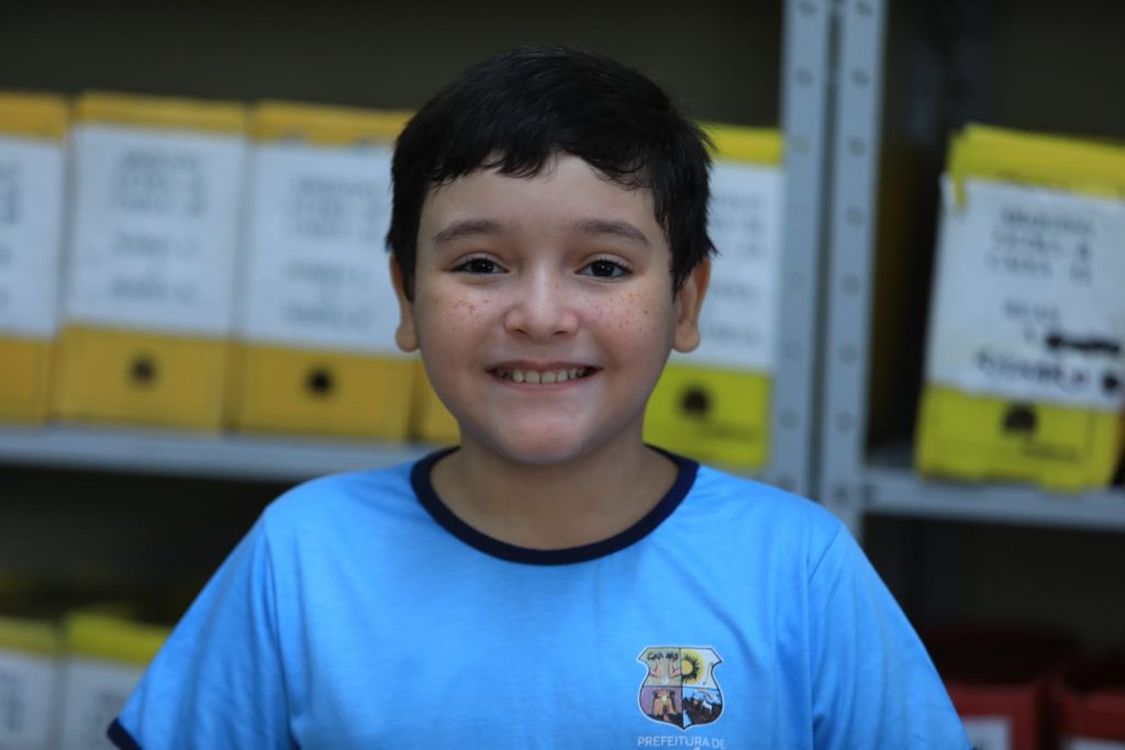O estudante Weslley Nascimento afirma que a escola reinaugura é um sonho realizado