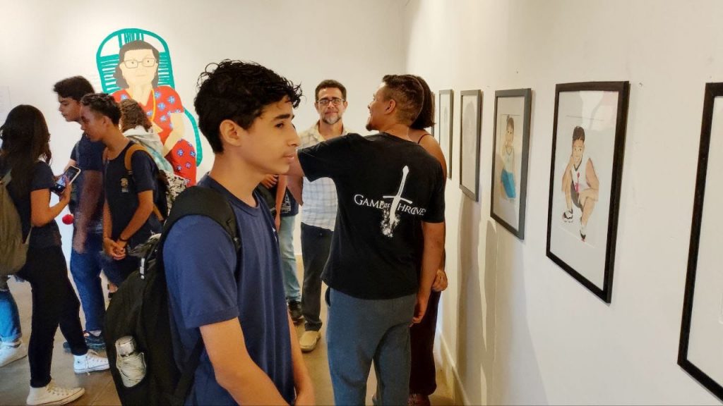 A oficina do artista visual Jean Ribeiro foi realizada entre fevereiro de 2022 e março deste ano.