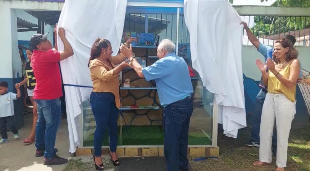 A inauguração contou com a participação de professores, escritores e poetas da ilha de Mosqueiro