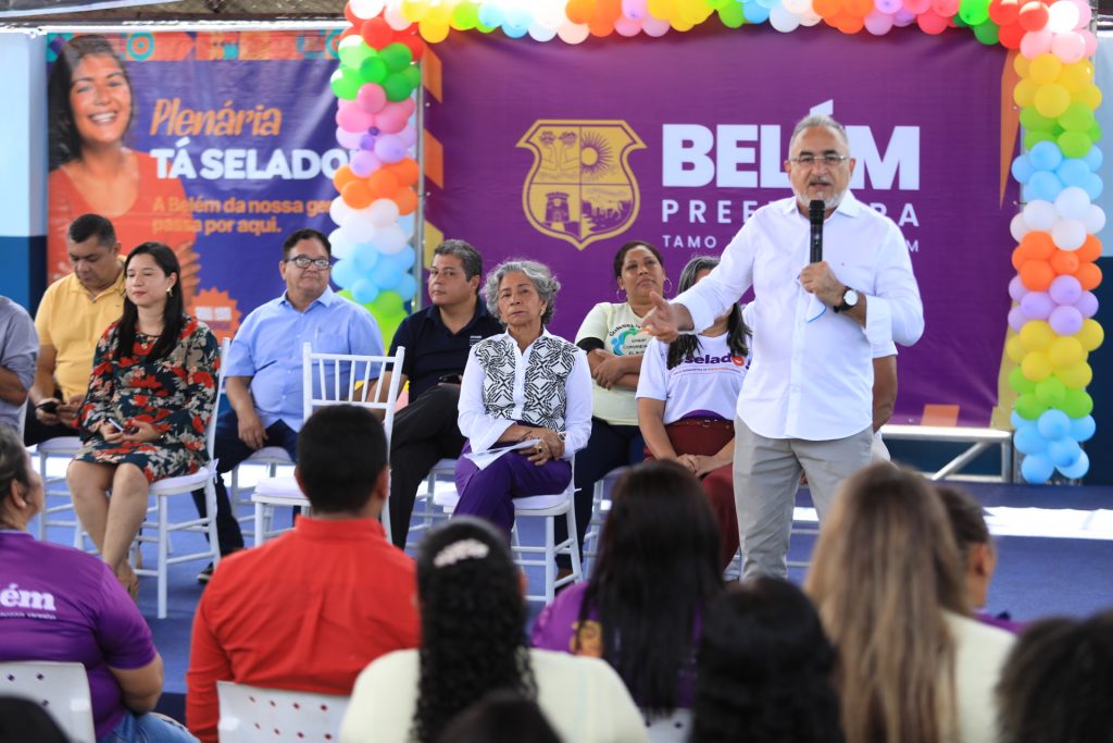 Prefeito Edmilson Rodrigues informa que a Comandante Klautau é a 21ª unidade escolar entregue, dentro de um conjunto de 83 escolas, que passam por reformas, manutenção e, algumas, por reconstrução