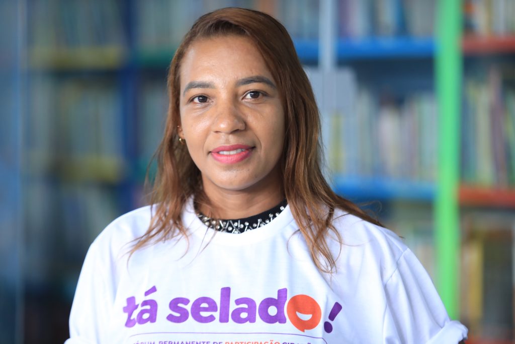 Leide Lima , conselheira do Tá Selado no Barreiro, lembra que a reforma da Comandante Klautau foi uma demanda do Tá Selado e passa a ser um incentivo a mais para as crianças estudarem