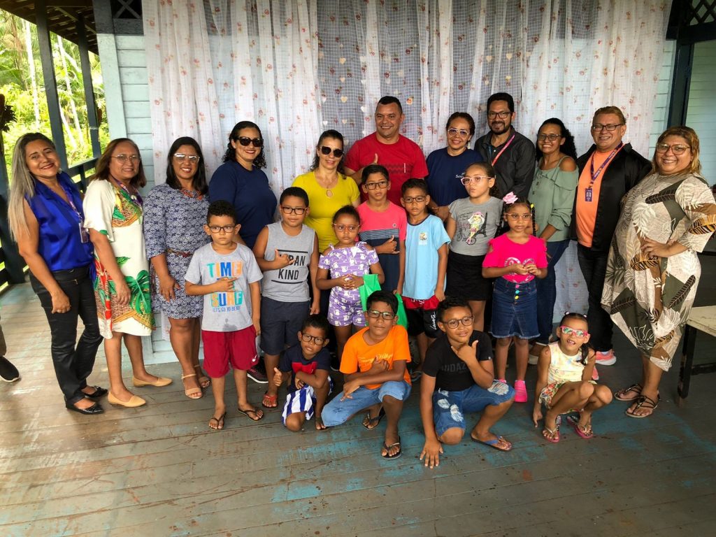O projeto atendeu estudantes da EMEC Milton Monte e Anexo Nossa Senhora dos Navegantes na ilha do Combu