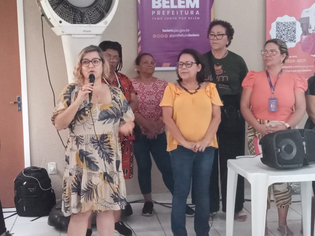 Rosane Brito, do Ministério das Mulheres, disse que a experiência de Belém vai contribuir para a elaboração da política nacional de Cuidados
