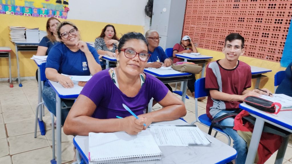 A Escola Municipal Helder Fialho, em Outeiro, tem 166 estudantes matriculados na Ejai, sendo um pouco mais de 60 da etnia Warao