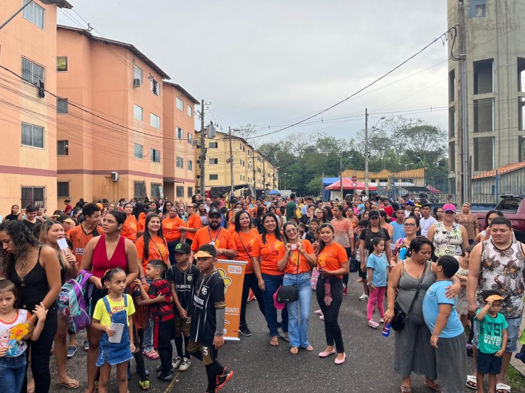 Caminhada de alerta e combate à exploração sexual de crianças e adolescentes movimentou moradores do residencial Quinta dos Paricás