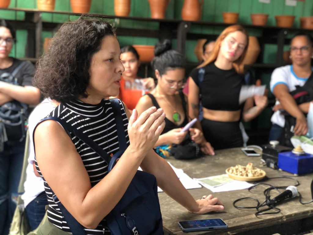 Estudante de museologia da UFPA, Isabel Lopes afirma que o projeto é uma ferramenta fundamental para mostrar que os museus são mais que simples muros