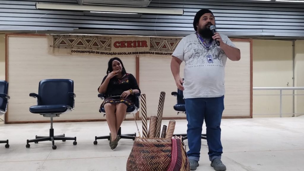 O professor de referência da Ceiir, Gildeon Lima, destacou alguns ensinamentos sobre a cultura indígena: igualdade e empatia aos indígenas precisam ser aprofundadas