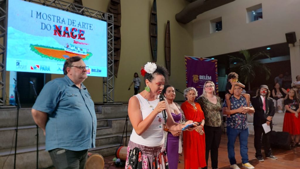Mara Ferreira, coordenadora do Nace, agradeceu a presença de autoridades e apoiadores da cultura.