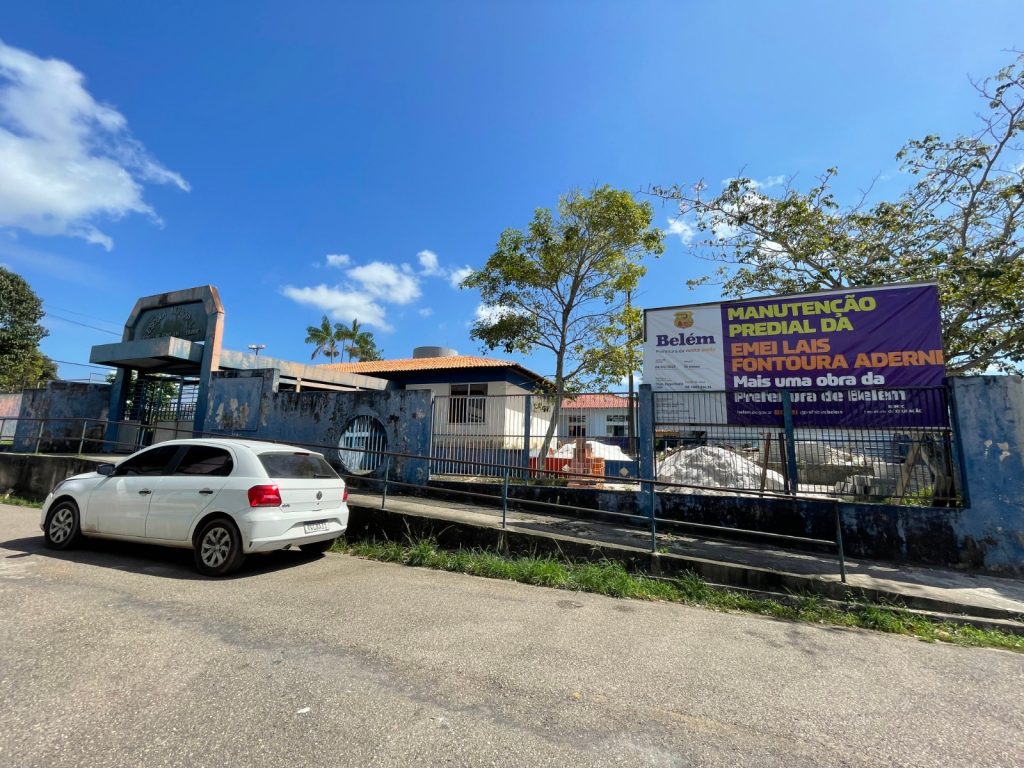 A reforma da Emei Laís Fontoura Aderne vai beneficiar crianças do maternal ao jardim II matriculadas na unidade.