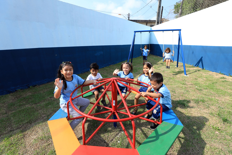Reforma da Emei Revoar dos Pássaros garante mais conforto e qualidade de ensino para a comunidade escolar.