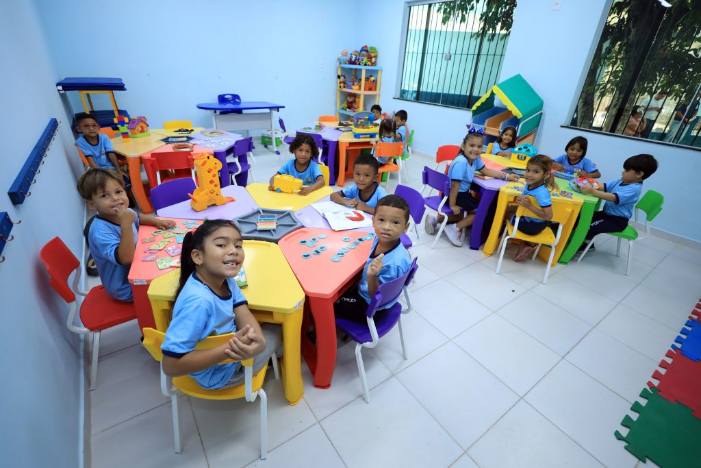 As melhorias na Emei beneficiam as 145 crianças matriculadas na unidade.