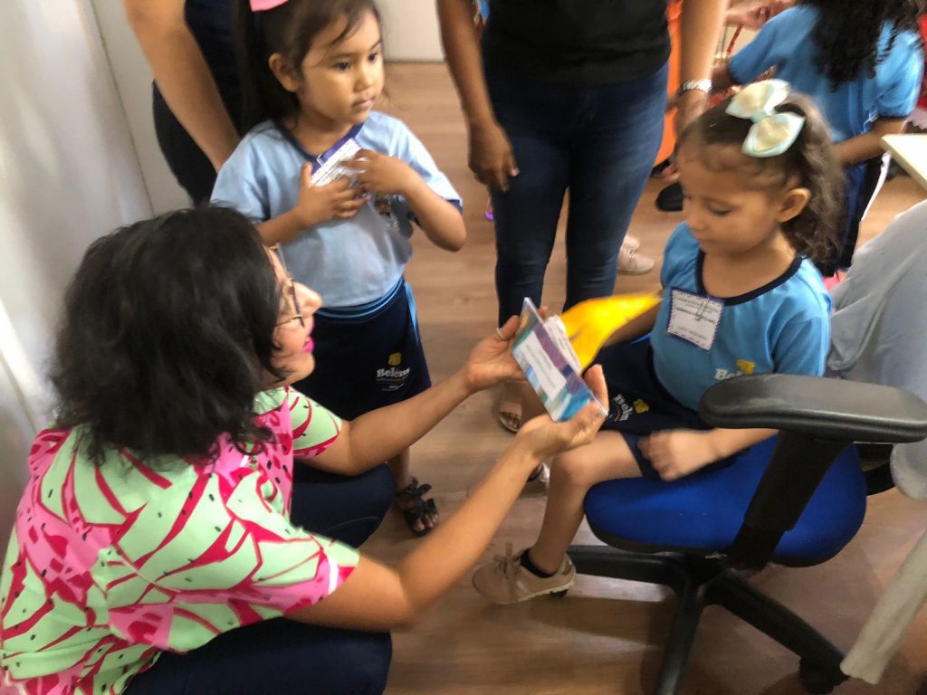 Marla Feitosa, chefa de gabinete, disse que foi muito prazeroso receber os estudantes no ambiente de trabalho.