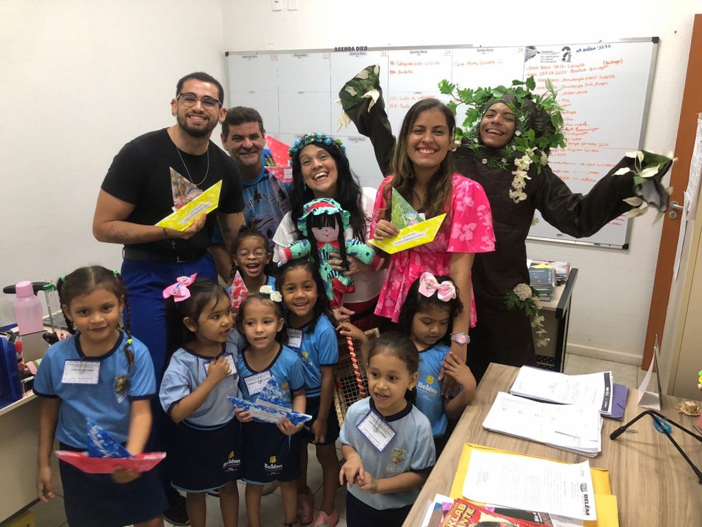 O momento foi a culminância das diversas ações do projeto Ser Criança e Adolescente na Belém da Nossa Gente, realizadas neste mês de setembro. Uma delas é o Correio das Esperanças e Belezas.