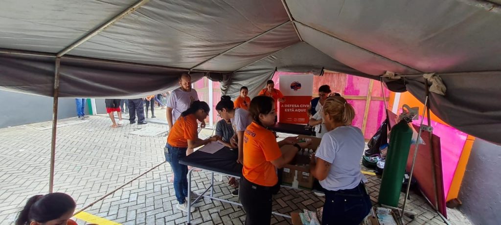 Posto integrado de Sesma e Defesa Civil no Círio