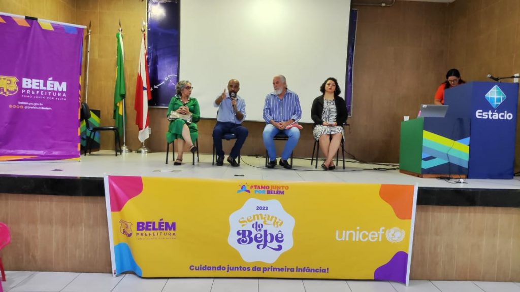 O vice-prefeito de Belém, Edilson Moura, falou da importância de cuidar da primeira infância, uma das fases mais importantes para o desenvolvimento das pessoas