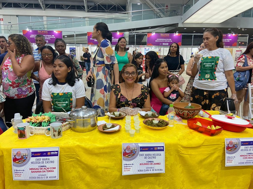 A Mostra de Sabores e Saberes da Ejai é o desdobramento do projeto “Alfabetização à Mesa”, que utiliza a riqueza e a diversidade da cultura alimentar amazônica no cotidiano da sala de aula