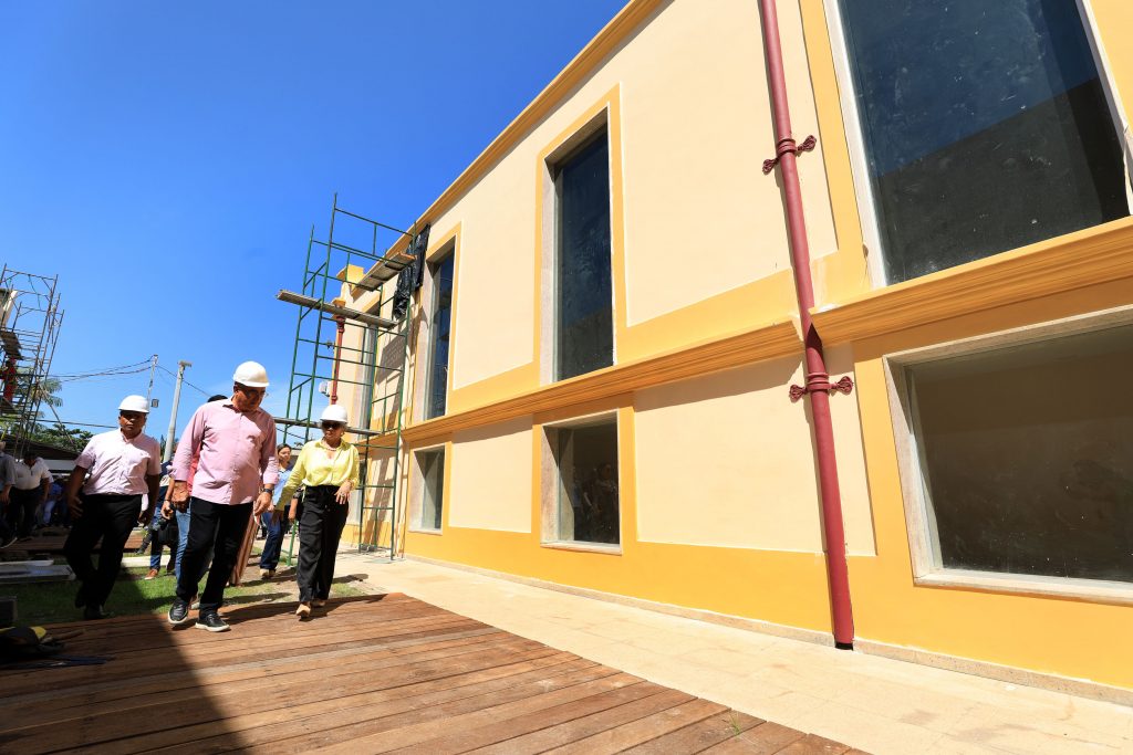 Obra do Palacete Pinho custou R$ 5 milhões aos cofres públicos. Prédio histórico vai abrigar o Núcleo de Artes do município