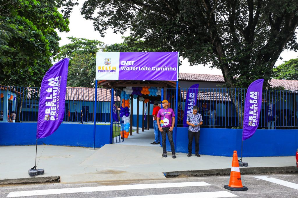 EMEF Walter Leite Caminha atende a comunidade do conjunto Catalina, no bairro do Mangueirão.
