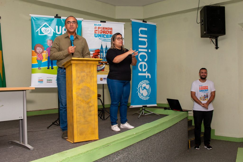 O secretário em exercício de Educação, Laurimar Matos, enfatizou que a Semec tem com o Unicef uma parceria constante em várias áreas