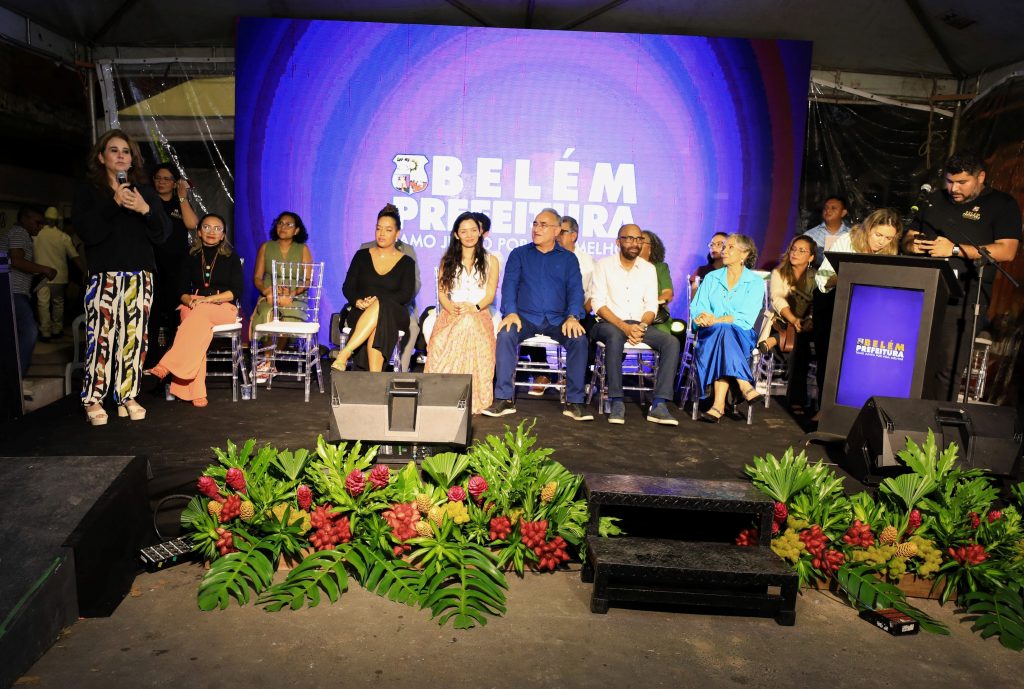 Ana Cláudia, tataraneta de José Pinho, agradece à Prefeitura de Belém a restauração do imóvel e contou sobre emoção para a família presenciar o palacete reformado e destinado às artes