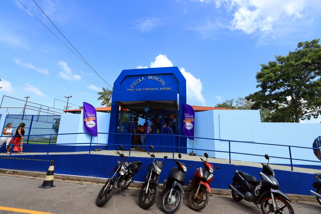 Localizada no Paracuri, em Icoaraci, a EMEI Laís Fontoura Aderne recebeu revitalização geral e agora funciona com energia solar