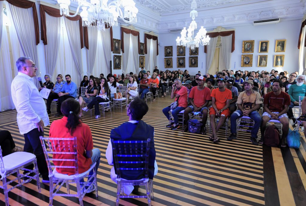 O prefeito Edmilson Rodrigues destacou que o plano lançado hoje vai agir efetivamente sobre os problemas enfrentados pela população em situação de rua